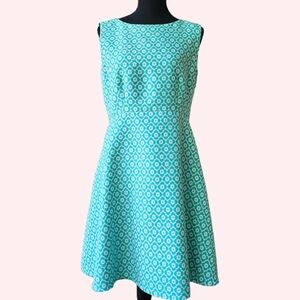 Tahari Sleeveless Fit and Flare Dress